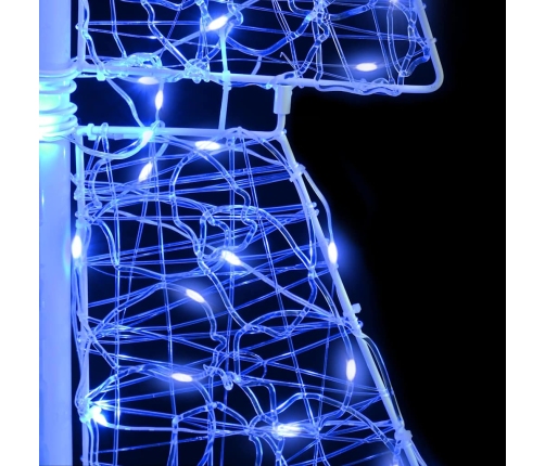 Ziemassvētku Eglīte Su 100 Led Zila 120 Cm Akrils Vidaxl