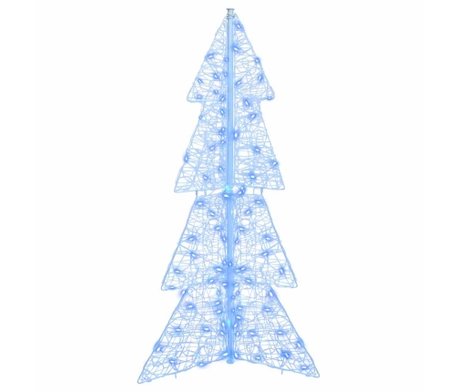 Ziemassvētku Eglīte Su 100 Led Zila 120 Cm Akrils Vidaxl