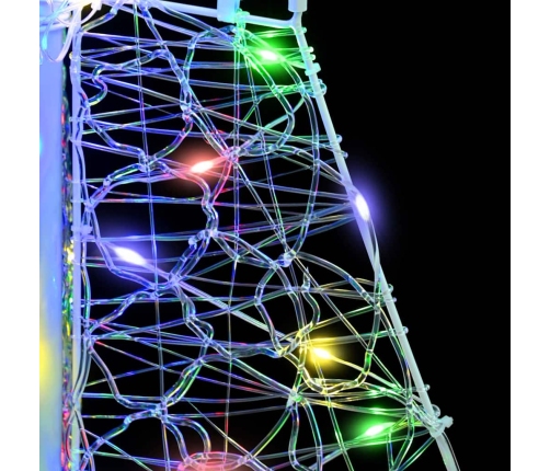 Ziemassvētku Eglīte Su 100 Led Daudzkrāsains 120 Cm Akrils Vidaxl