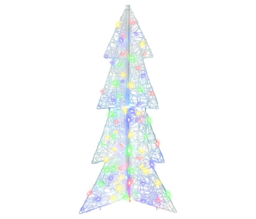 Ziemassvētku Eglīte Su 100 Led Daudzkrāsains 120 Cm Akrils Vidaxl