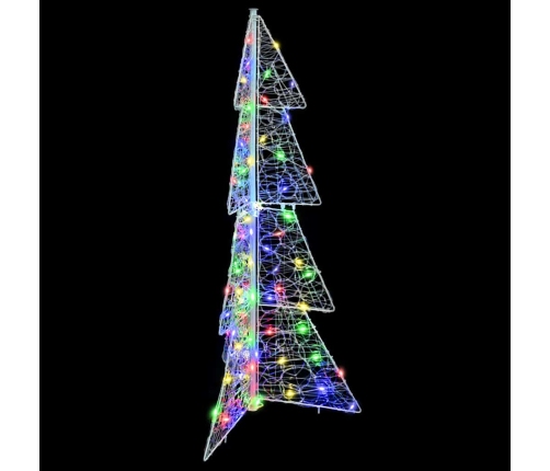 Ziemassvētku Eglīte Su 100 Led Daudzkrāsains 120 Cm Akrils Vidaxl