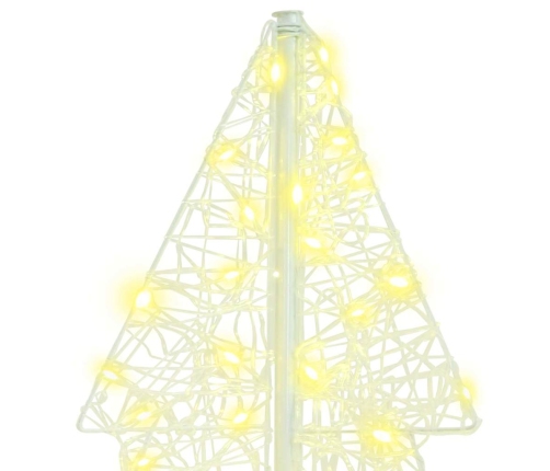 Ziemassvētku Eglīte Su 160 Led Silti Balts 150 Cm Akrils Vidaxl