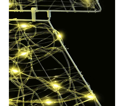 Ziemassvētku Eglīte Su 160 Led Silti Balts 150 Cm Akrils Vidaxl
