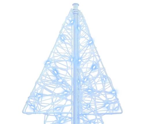 Ziemassvētku Eglīte Su 160 Led Auksti Balts 150 Cm Akrils Vidaxl