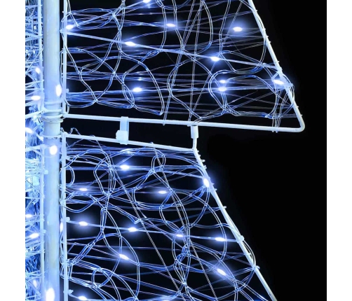 Ziemassvētku Eglīte Su 160 Led Auksti Balts 150 Cm Akrils Vidaxl