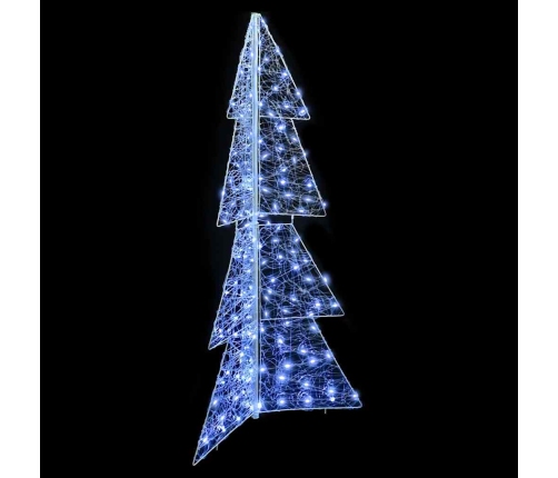 Ziemassvētku Eglīte Su 160 Led Auksti Balts 150 Cm Akrils Vidaxl