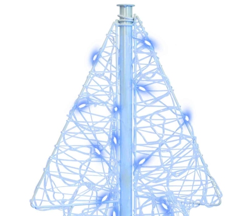 Ziemassvētku Eglīte Su 160 Led Zila 150 Cm Akrils Vidaxl