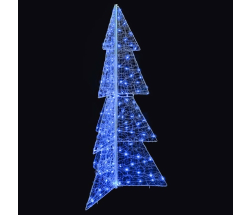 Ziemassvētku Eglīte Su 160 Led Zila 150 Cm Akrils Vidaxl