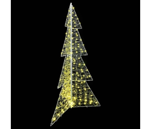 Ziemassvētku Eglīte Su 240 Led Silti Balts 180 Cm Akrils Vidaxl