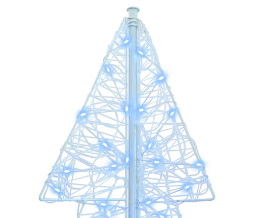 Ziemassvētku Eglīte Su 240 Led Auksti Balts 180 Cm Akrils Vidaxl