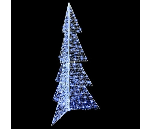 Ziemassvētku Eglīte Su 240 Led Auksti Balts 180 Cm Akrils Vidaxl