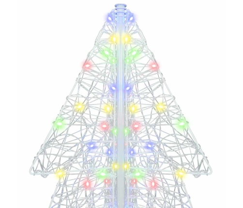 Ziemassvētku Eglīte Su 240 Led Daudzkrāsains 180 Cm Akrils Vidaxl