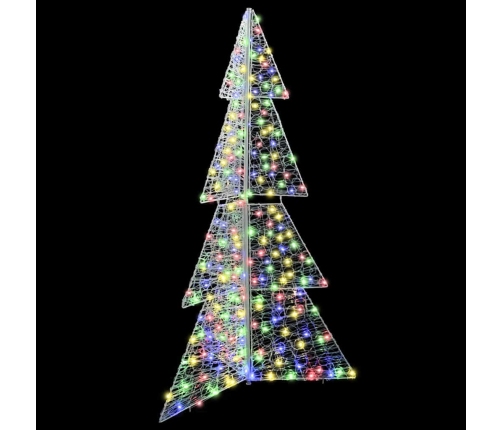 Ziemassvētku Eglīte Su 240 Led Daudzkrāsains 180 Cm Akrils Vidaxl