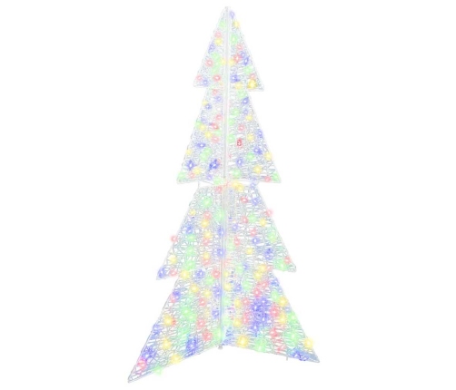 Ziemassvētku Eglīte Su 240 Led Daudzkrāsains 180 Cm Akrils Vidaxl