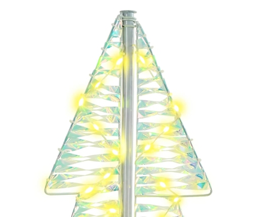 Ziemassvētku Eglīte Su 100 Led Silti Balts 120 Cm Pet Vidaxl