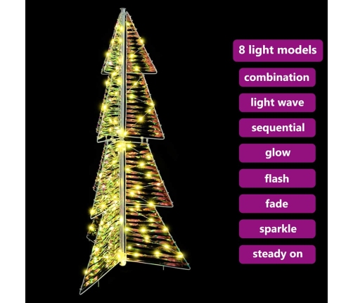 Ziemassvētku Eglīte Su 100 Led Silti Balts 120 Cm Pet Vidaxl