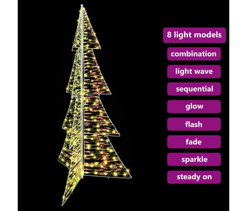 Ziemassvētku Eglīte Su 240 Led Silti Balts 180 Cm Pet Vidaxl