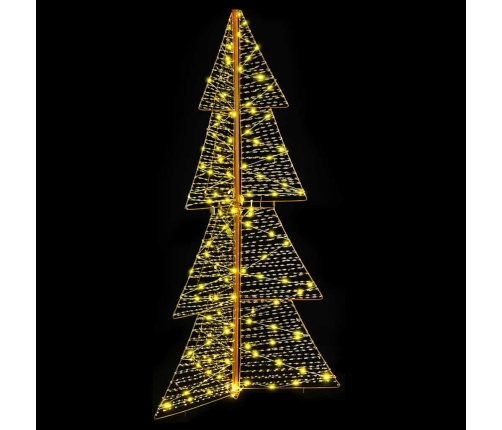 Ziemassvētku Eglīte Su 160 Led Silti Balts 150 Cm Pet Vidaxl