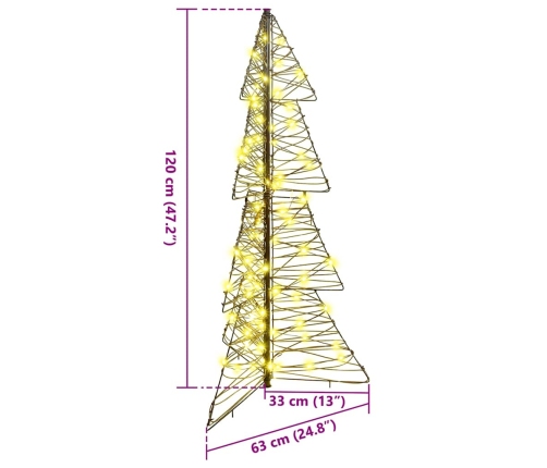 Ziemassvētku Eglīte Su 100 Led Silti Balts 120 Cm Rotangpalma Vidaxl