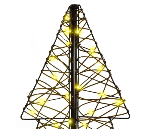 Ziemassvētku Eglīte Su 160 Led Silti Balts 150 Cm Rotangpalma Vidaxl