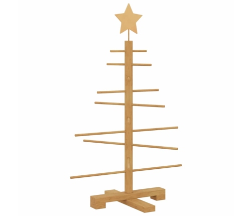Koka Ziemassvētku Koks Ar Statīvu Brūna 75 Cm Bambuss Vidaxl