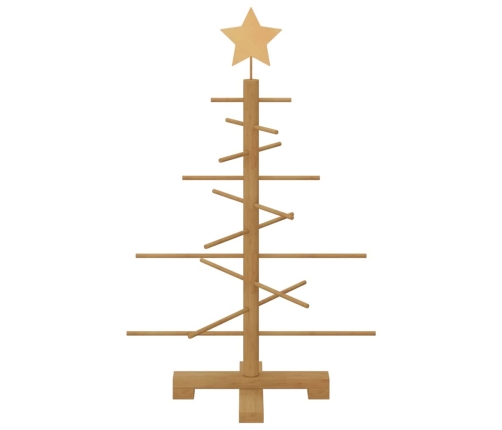 Koka Ziemassvētku Koks Ar Statīvu Brūna 75 Cm Bambuss Vidaxl