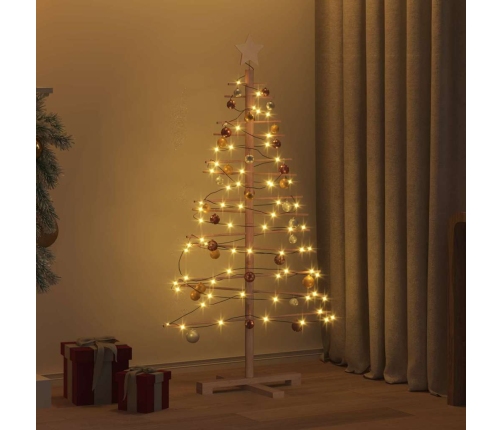 Koka Ziemassvētku Koks Ar Statīvu Brūna 125 Cm Bambuss Vidaxl