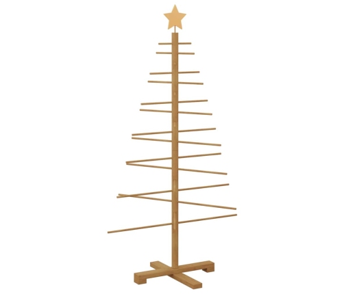 Koka Ziemassvētku Koks Ar Statīvu Brūna 125 Cm Bambuss Vidaxl