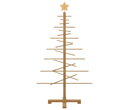 Koka Ziemassvētku Koks Ar Statīvu Brūna 125 Cm Bambuss Vidaxl