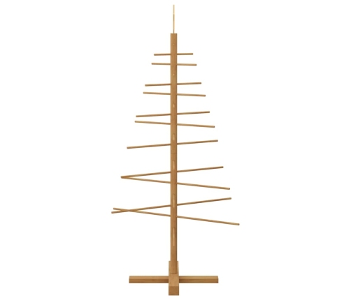 Koka Ziemassvētku Koks Ar Statīvu Brūna 125 Cm Bambuss Vidaxl