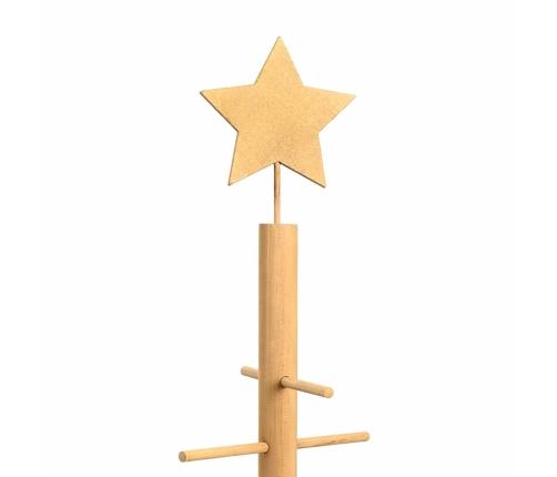 Koka Ziemassvētku Koks Ar Statīvu Brūna 150 Cm Bambuss Vidaxl