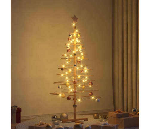 Koka Ziemassvētku Koks Ar Statīvu Brūna 150 Cm Bambuss Vidaxl