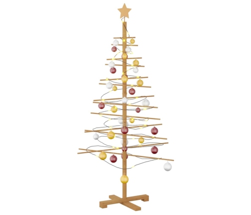 Koka Ziemassvētku Koks Ar Statīvu Brūna 150 Cm Bambuss Vidaxl