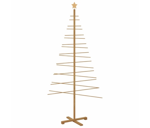 Koka Ziemassvētku Koks Ar Statīvu Brūna 210 Cm Bambuss Vidaxl