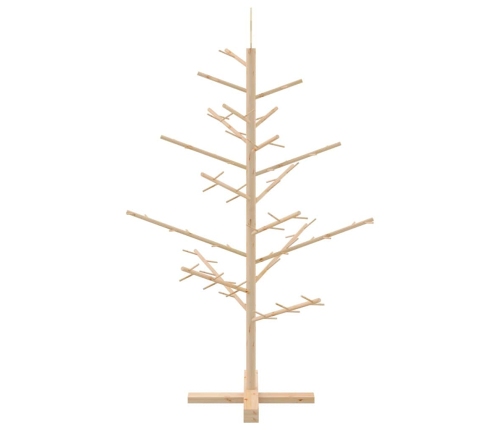 Koka Ziemassvētku Koks Dabiska 125 Cm Priedes Masīvkoks Vidaxl