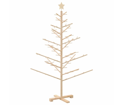 Koka Ziemassvētku Koks Dabiska 150 Cm Priedes Masīvkoks Vidaxl