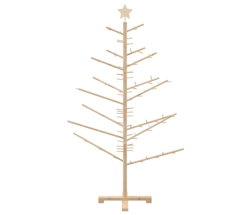 Koka Ziemassvētku Koks Dabiska 150 Cm Priedes Masīvkoks Vidaxl