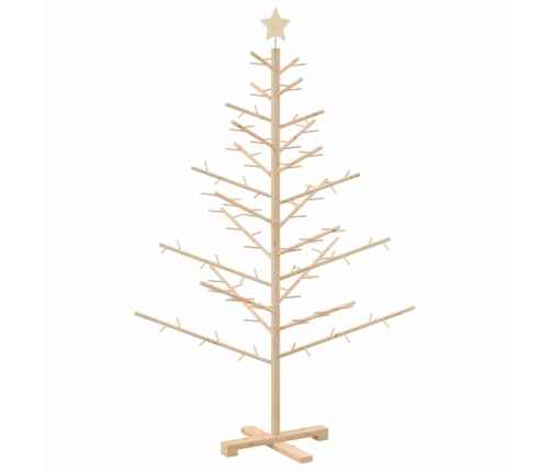 Koka Ziemassvētku Koks Dabiska 150 Cm Priedes Masīvkoks Vidaxl