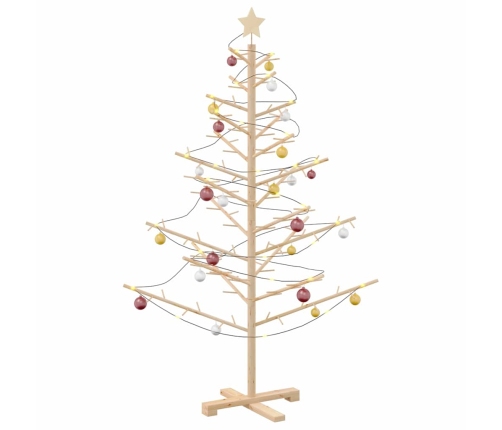 Koka Ziemassvētku Koks Dabiska 150 Cm Priedes Masīvkoks Vidaxl