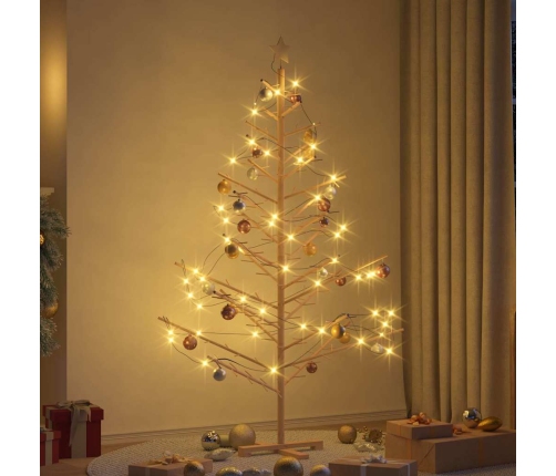 Koka Ziemassvētku Koks Dabiska 180 Cm Priedes Masīvkoks Vidaxl