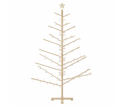 Koka Ziemassvētku Koks Dabiska 180 Cm Priedes Masīvkoks Vidaxl