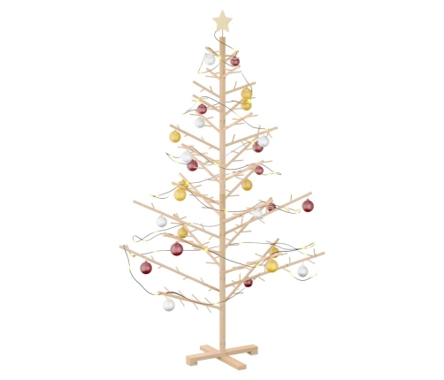 Koka Ziemassvētku Koks Dabiska 180 Cm Priedes Masīvkoks Vidaxl