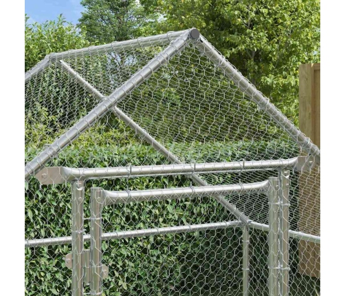 Vistu Būris Sudraba 170 X 100 X 177 Cm Cinkots Tērauds Vidaxl