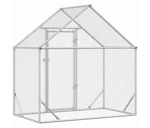 Vistu Būris Sudraba 170 X 100 X 177 Cm Cinkots Tērauds Vidaxl