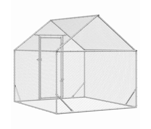 Vistu Būris Sudraba 200X170X177Cm Cinkots Tērauds Vidaxl