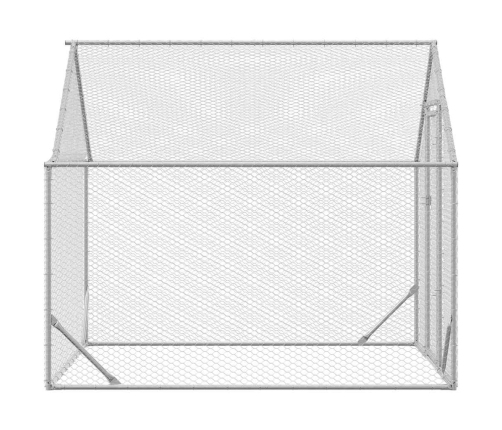Vistu Būris Sudraba 200X170X177Cm Cinkots Tērauds Vidaxl