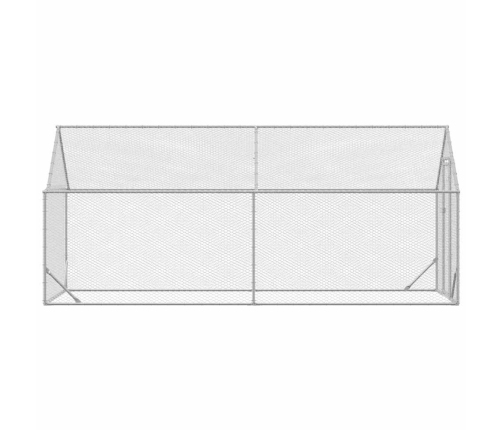 Vistu Būris Sudraba 400X170X177Cm Cinkots Tērauds Vidaxl