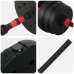 2-In-1 Hanteles Komplekts Melns Un Sarkans 121 X 19,5 X 19,5 Cm Vidaxl