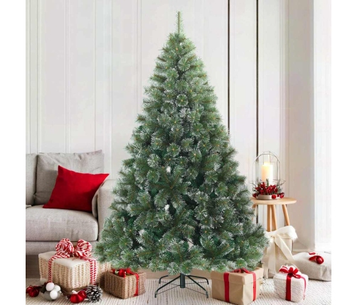 Mūsdienu Mākslīgais Saliekamais Ziemassvētku Koks, Apsnidzis Vidaxl