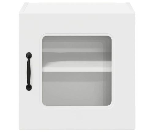 Virtuves Sienas Skapītis Ar Plauktu Balts 40 X 31 X 40 Cm Vidaxl